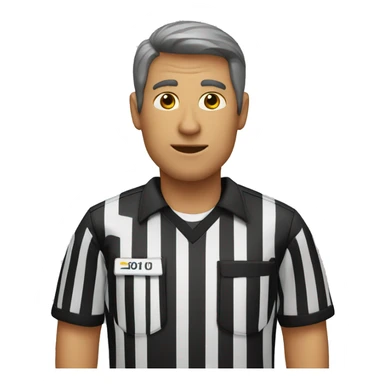 Football referee sticker