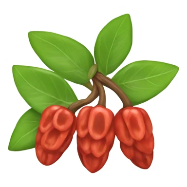 a handful of Goji Berries sticker