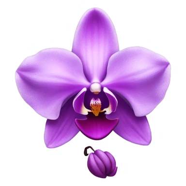 Purple Orchid sticker