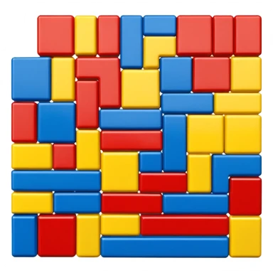 3 x lego blocks different colors  sticker
