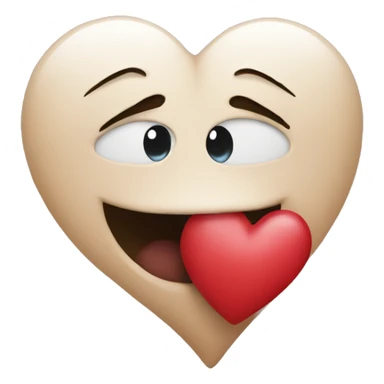 Heart with Kiss sticker