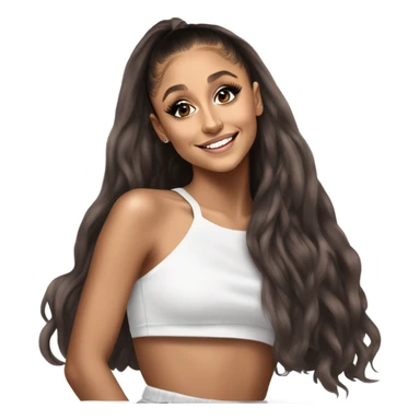 Hyper Realism Ariana Grande photo  sticker