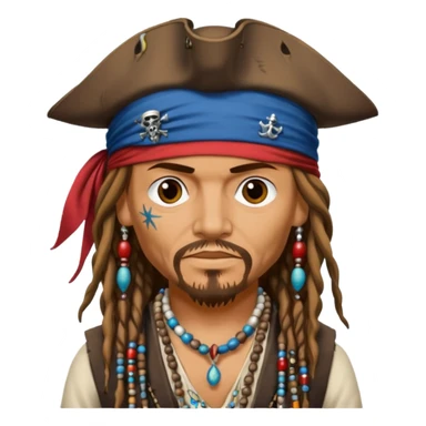 Captain Jack Sparrow sticker