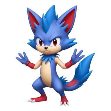 Sonic-Sneasel-Weavile-fusion (full body) sticker