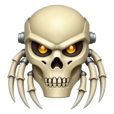 bone predator armor sticker