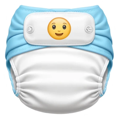 Baby diaper sticker