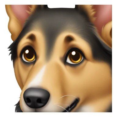 Transylvanian Hound German Shepherd mix dog sticker