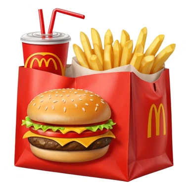 1990’s McDonald’s meal sticker