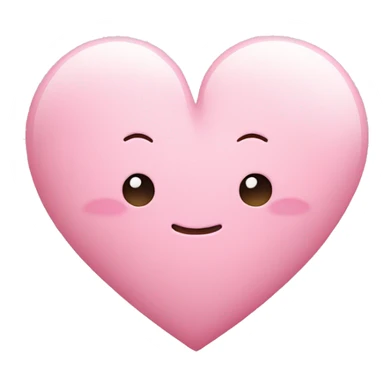 pastel pink heart with a G sticker