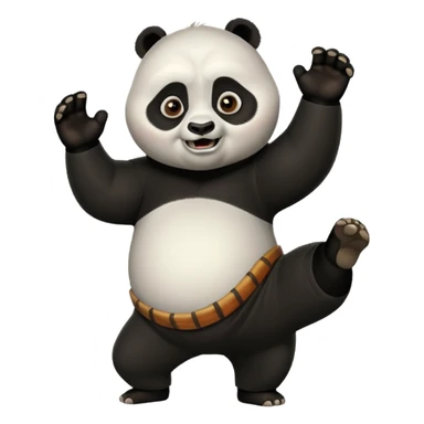 kung fu panda sticker