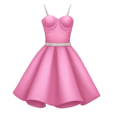 Pink prom dress sticker