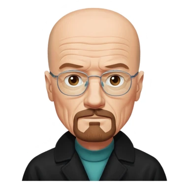 Walter white in coat  sticker