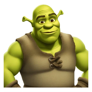 Shrek malade sticker