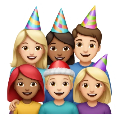 Some friends talking and looking each other sticker