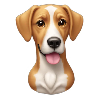 Canard sur chien sticker