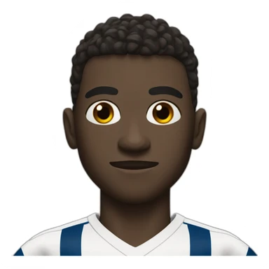vinicius realistic football player sticker