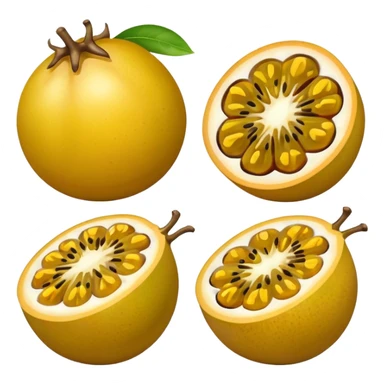 Emoji de maracujá sticker