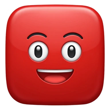 Crie um emoji da logo do YouTube para mim sticker