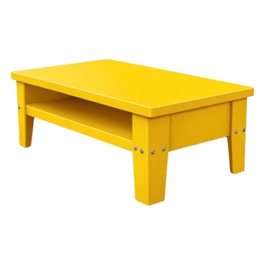 yellow coffe table
 sticker