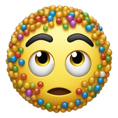 scared shaking sweating round yellow emoji sticker