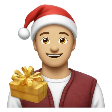 Weihnachtsplätzchwb mit bunten Streuseln  sticker