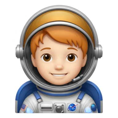 Kid in Astronaut Uniform
 sticker