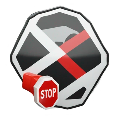 A stop sign that says "stop working Keith" sticker