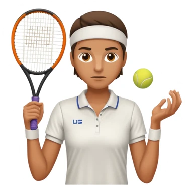 tennis player sticker