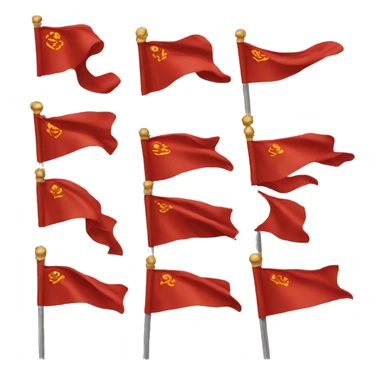 1 million red flags sticker