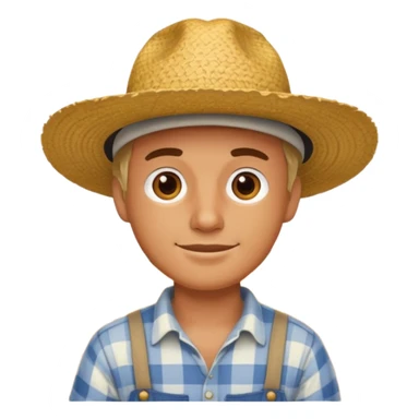 man plowing a field sticker