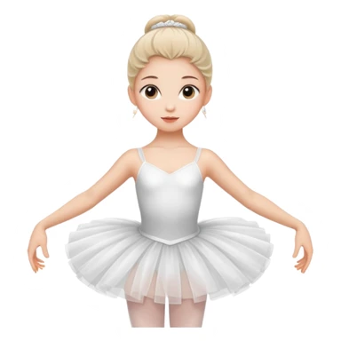 Ballerina adult girl sticker