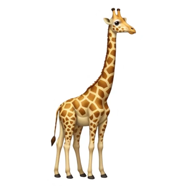 High resolution giraffe  sticker