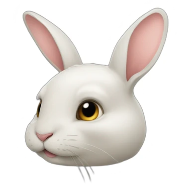Lapin bélier sticker