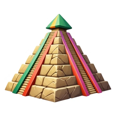Mexican pyramid sticker