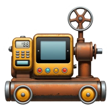 1980s machinery and equipment sticker