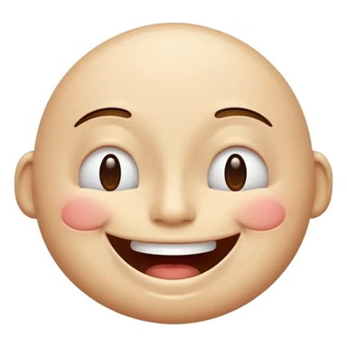 I want an overly excited face that says “I am so excited, I cannot contain. With eyes tightly squeezed closed together and a big grin emoji. With no  eyes  sticker