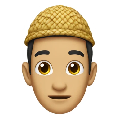 Naga dengan topi kecil sticker