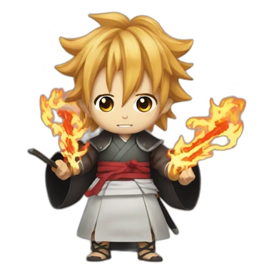 Kyojuro rengoku demon slayer sticker