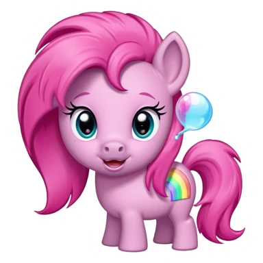 My little pony with gum sticker