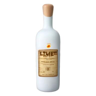 Long cylindrical tequila blanco bottle with the text "lopez" clearly written in the middle of the label and a light wood cap sticker