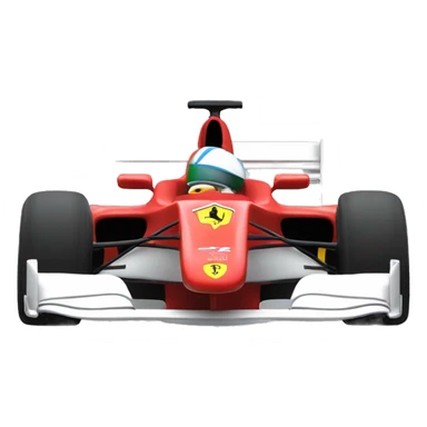 Ferrari F1 car  sticker
