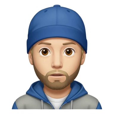 Eminem с брродой sticker