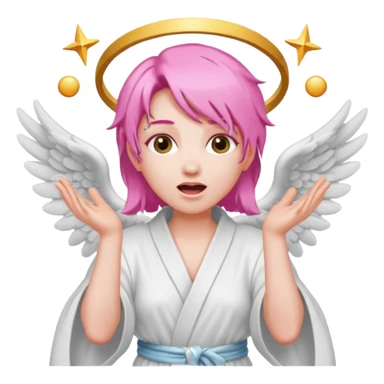 Pink-haired angel singing






























 sticker