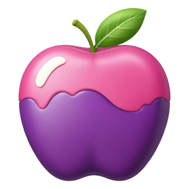 Healthy food  : 3d Icon with color of D0B8FF
 sticker