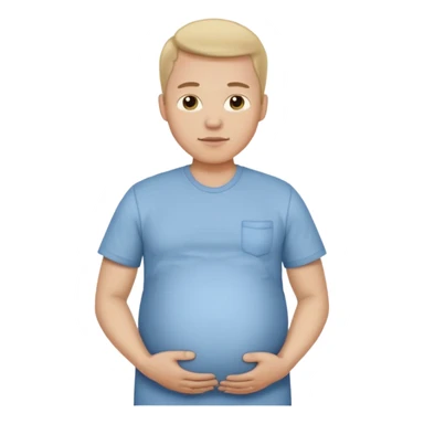 male pregnant\ sticker