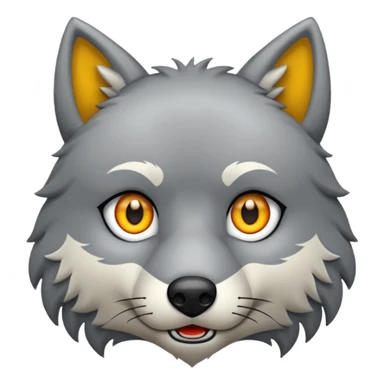 Tráeme una imagen de un lobo enojado sticker