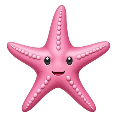  pink starfish sticker