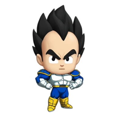Vegeta super sayain bleu from dragon ball sticker