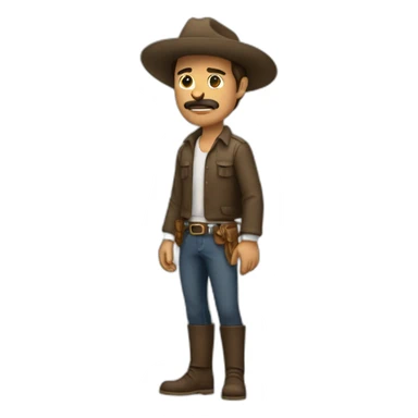 Hombre soldando sticker