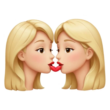 Lip kiss sticker